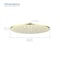 Kibi Circular 10 Metal Thin Profile Rain Shower Head 1.75 GPM - Brushed Gold SH1002BG - alternate 4